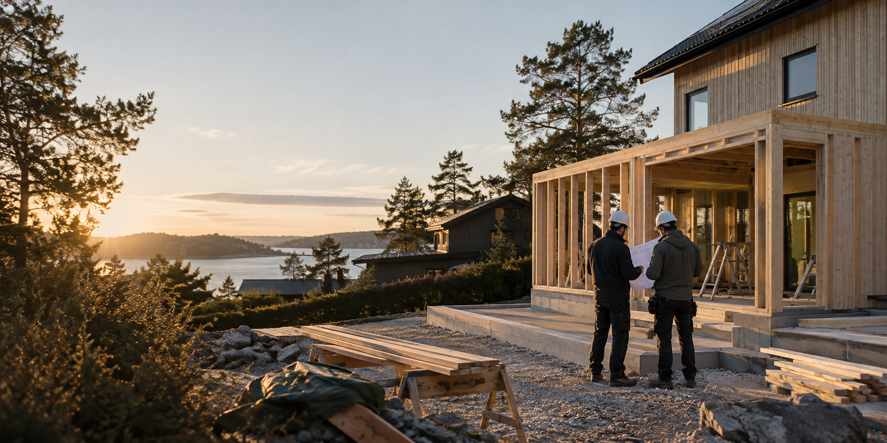 Husrenovering med trästomme i svensk miljö